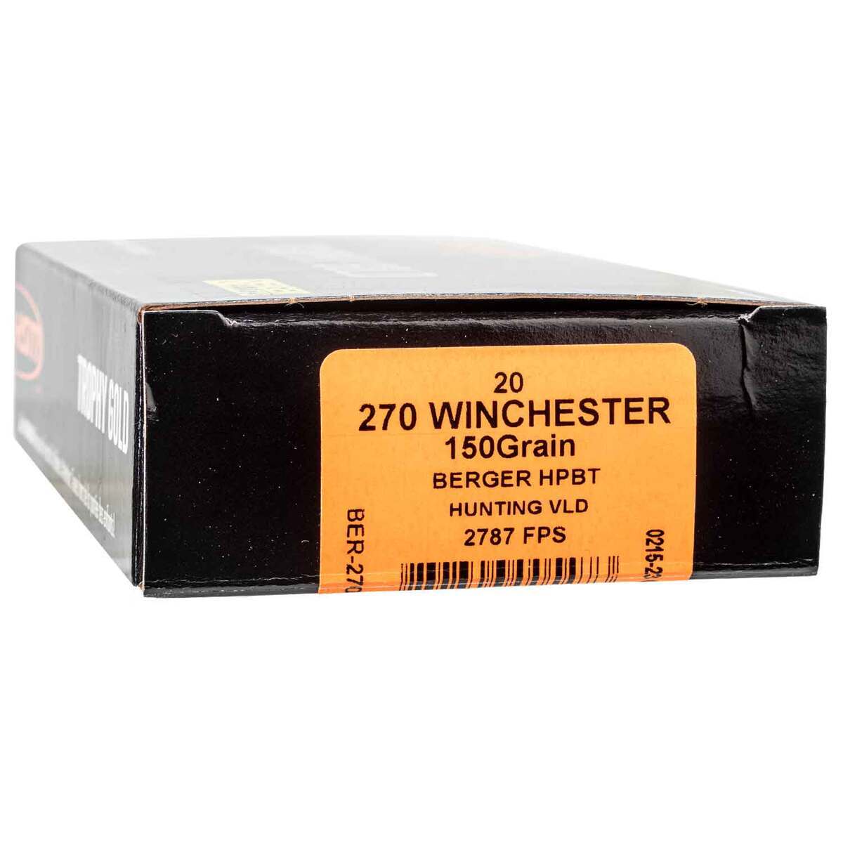 HSM Trophy Gold 270 Winchester 150gr VLD Rifle Ammo - 20 Rounds HSM Trophy Gold 270 Winchester 150gr VLD Rifle Ammo - 20 Rounds