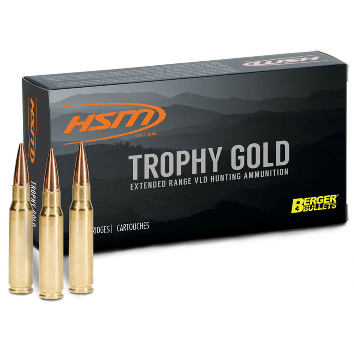 HSM Trophy Gold 30-06 Springfield 168gr VLD Rifle Ammo - 20 Rounds HSM Trophy Gold 30-06 Springfield 168gr VLD Rifle Ammo - 20 Rounds