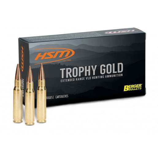 HSM Trophy Gold 7mm-08 Remington 140gr VLD Rifle Ammo Ammo - 20 Rounds 20 Rounds Ammo
