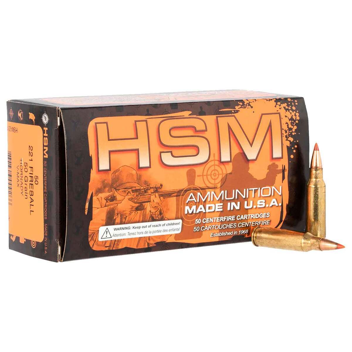 Fireball Rifleprice HSM Varmint 221 Remington Fireball 50gr VMX Rifle Ammo - 50 Rounds ...