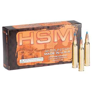 HSM Varmint 222 Remington 40gr Sierra BlitzKing Rifle Ammo - 20 Rounds HSM Varmint 222 Remington 40gr Sierra BlitzKing Rifle Ammo - 20 Rounds