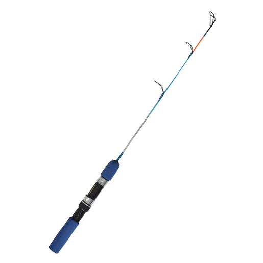 HT Enterprises Ice Blue Ice Fishing Rod - Blue/Orange