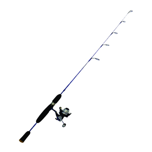 HT Enterprises Ice Fishing Rod and Reel Combo - Blue, 39in, Light Power