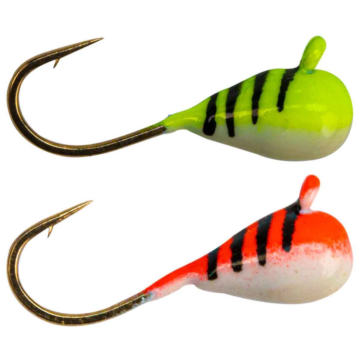 HT Enterprises Marmooska Tungsten Deluxe Ice Fishing Jig Assortment - Yellow/Orange, 0.3oz, 1.75in - Yellow/Orange 12 HT Enterprises Marmooska Tungsten Deluxe Ice Fishing Jig Assortment - Yellow/Orange, 0.3oz, 1.75in - Yellow/Orange 12