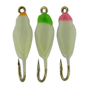 HT Enterprises Predator Ice Fishing Jig - 1ea Glow/Orange Glow/Green Glow/Pink, HT Enterprises Predator Ice Fishing Jig - 1ea Glow/Orange Glow/Green Glow/Pink,