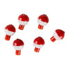 HT Enterprises Tip Up Line Marker - 1/2in Ice Fishing Tip Up Accessory - Red/White - Red/White