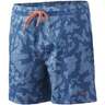 Huk Boys' Pursuit Volley Fishing Shorts - Titanium Blue - M - Titanium Blue M