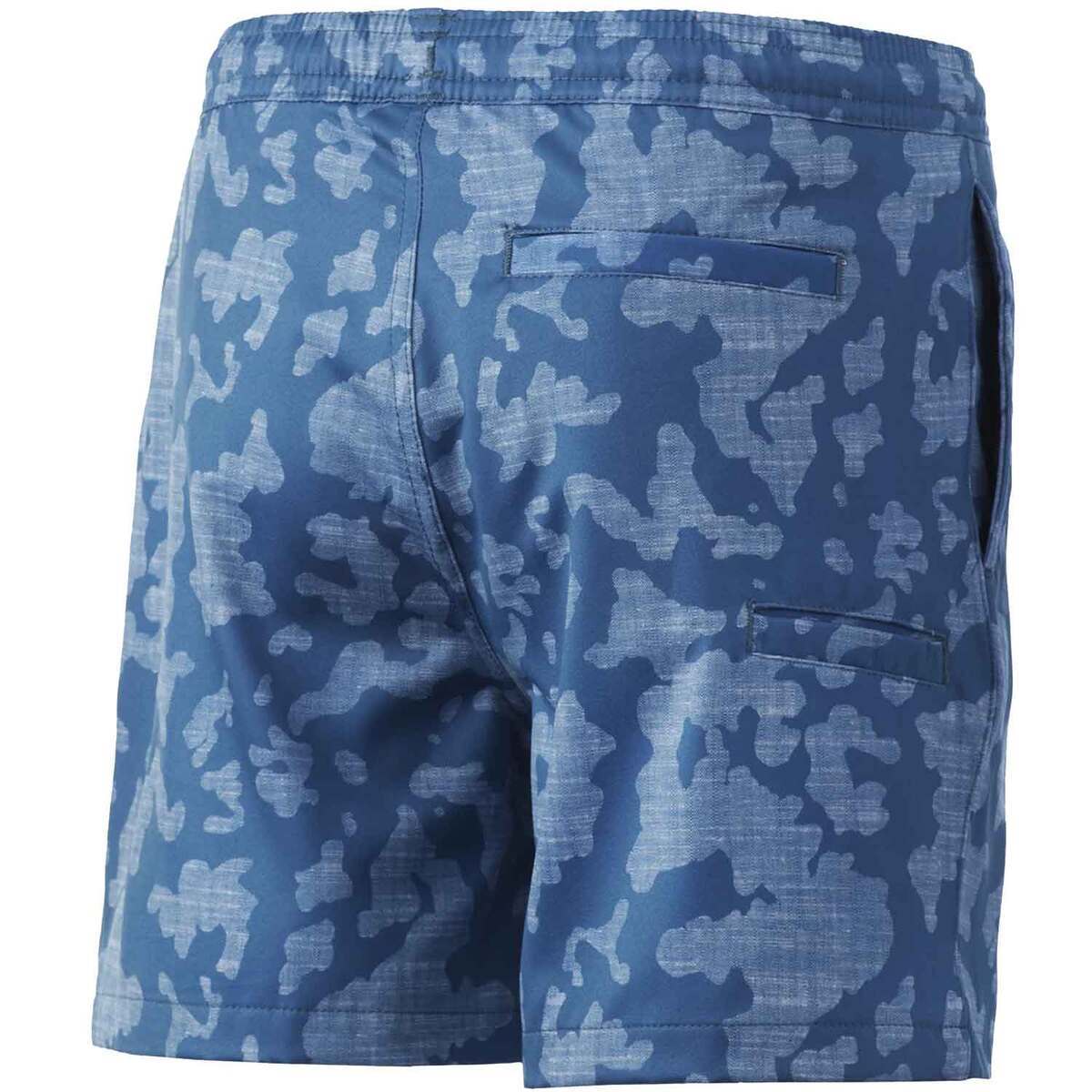 Huk Boys' Pursuit Volley Fishing Shorts - Titanium Blue - M - Titanium Blue M Huk Boys' Pursuit Volley Fishing Shorts - Titanium Blue - M - Titanium Blue M