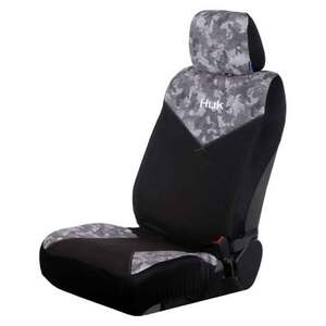 Huk Icon Low Back Seat Cover - Refraction Storm