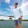 Huk Men's A1A Button-Down Long Sleeve Fishing Shirt