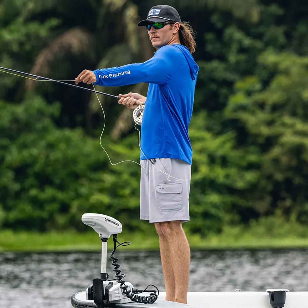 Huk Men's A1A Performance Hooded Long Sleeve Fishing Shirt Huk Men's A1A Performance Hooded Long Sleeve Fishing Shirt
