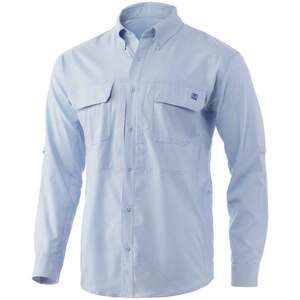 Huk Men's A1A Woven Long Sleeve Fishing Shirt