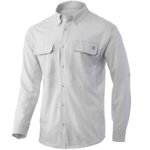 Huk Men's A1A Woven Long Sleeve Fishing Shirt