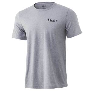 Huk Men's American Badge Short Sleeve Shirt
