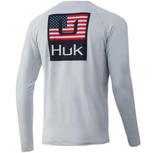 Huk Men's Americana Pursuit Long Sleeve Shirt
