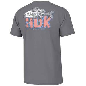 Huk Men's Bass Bones Short Sleeve Fishing Shirt