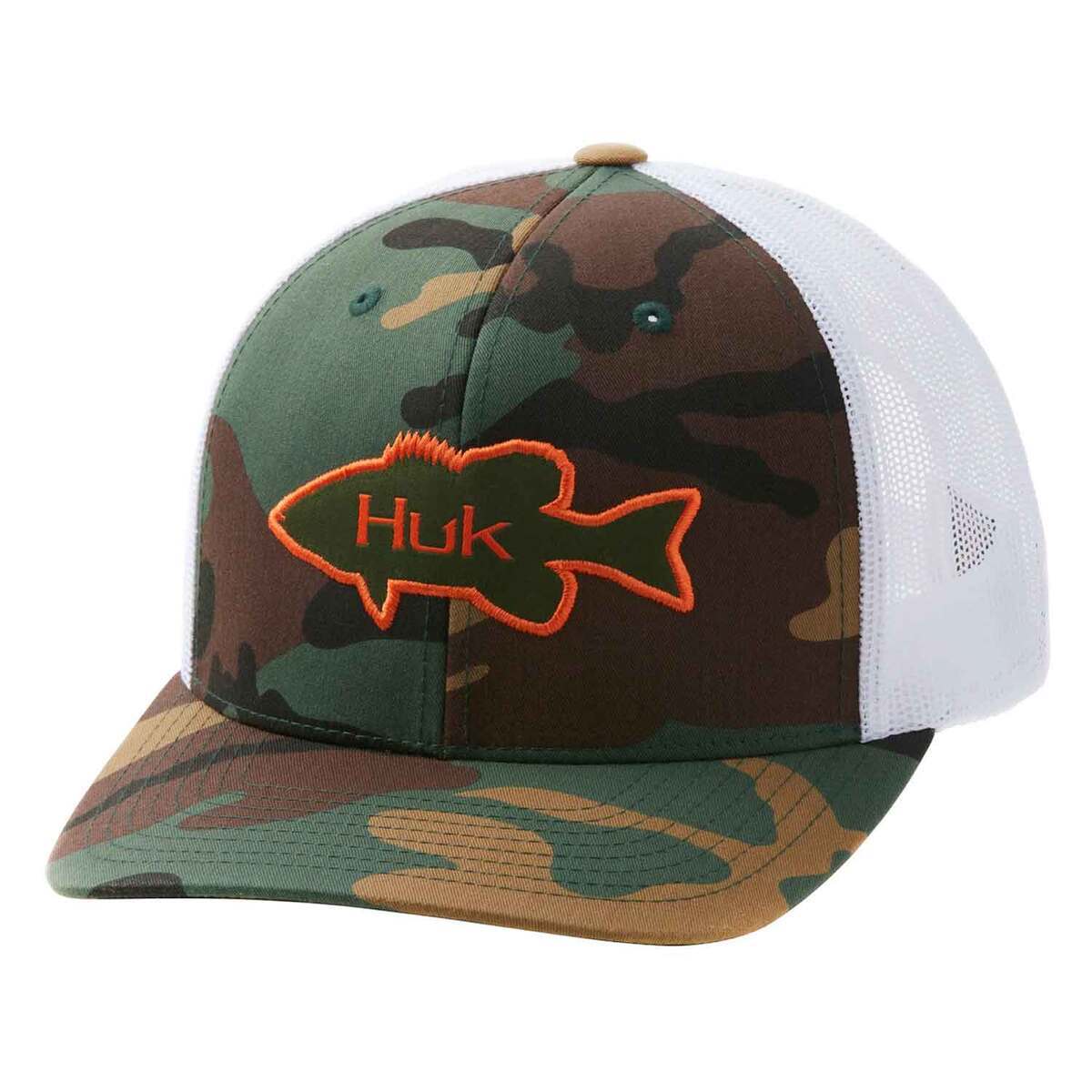 Huk Men's Bass Trucker Hat Huk Men's Bass Trucker Hat
