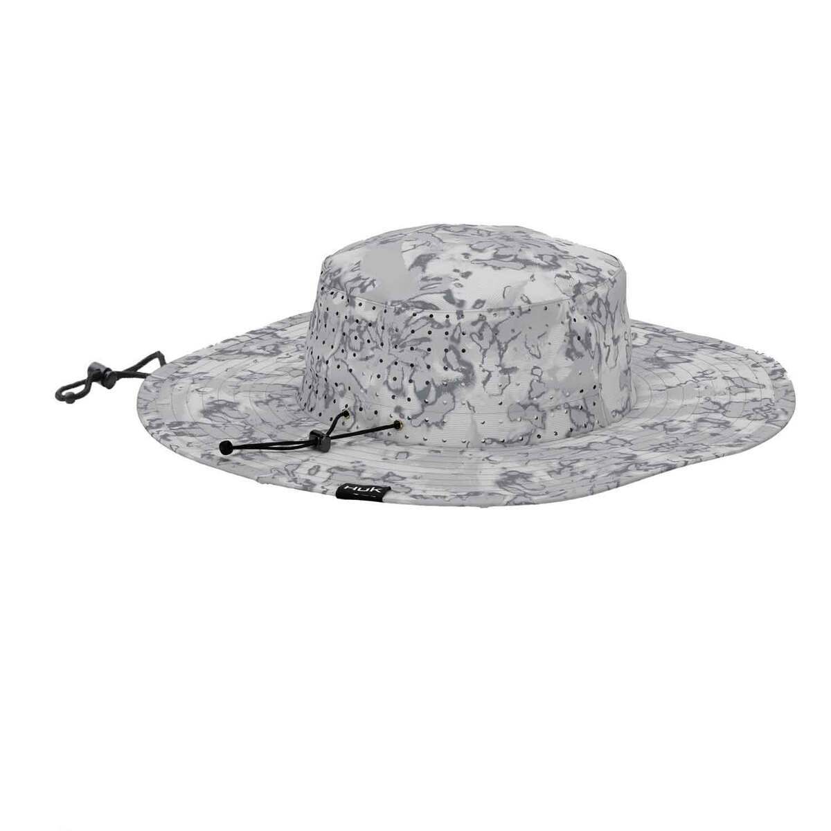 Huk Men's Boonie Fin Flats Sun Hat - Harbor Mist - One Size Fits Most - Harbor Mist One Size Fits Most Huk Men's Boonie Fin Flats Sun Hat - Harbor Mist - One Size Fits Most - Harbor Mist One Size Fits Most