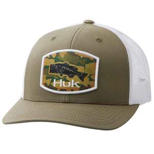 Huk Men's Camo Bass Trucker Hat