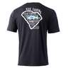 Huk Men's Charleston Chalk Short Sleeve Fishing Shirt