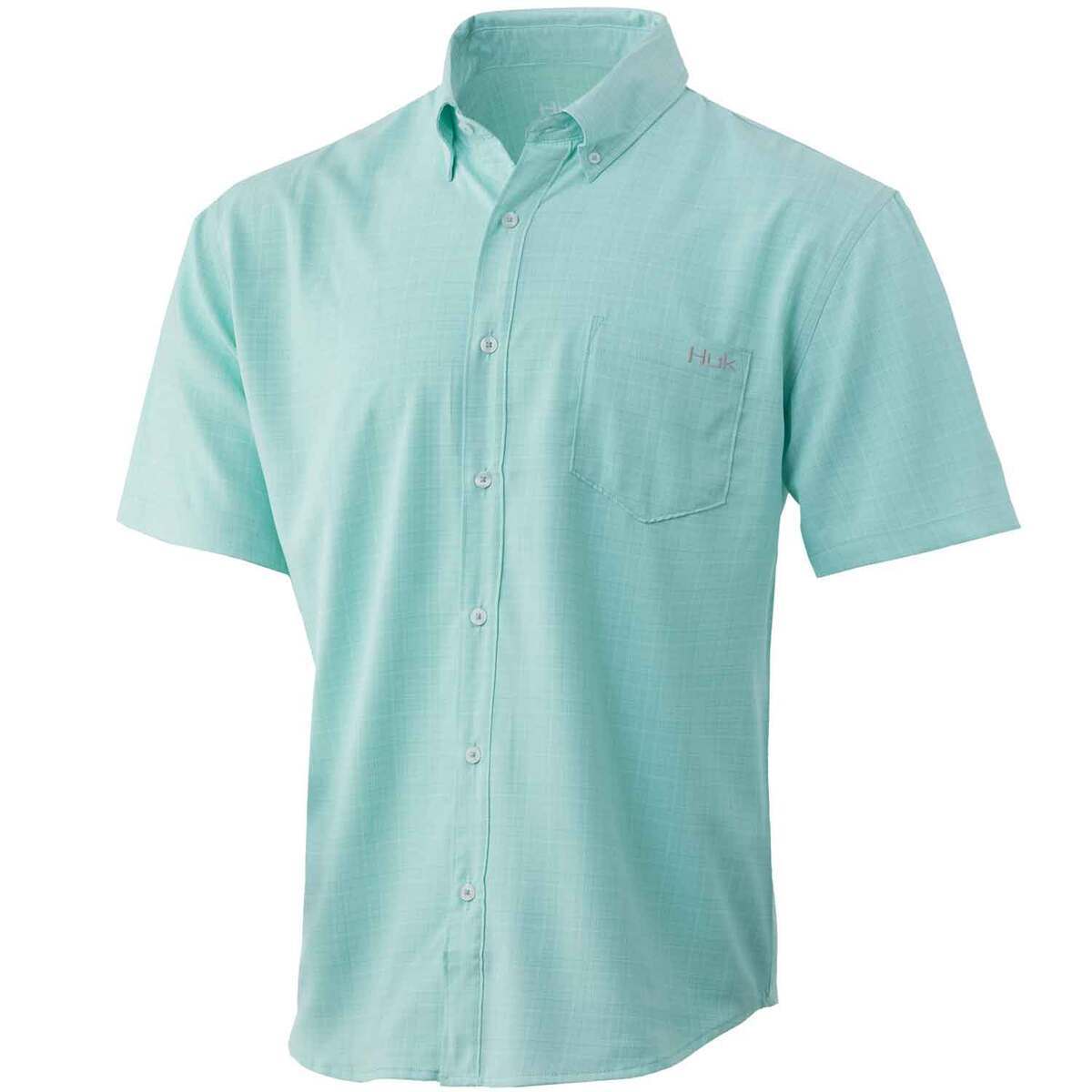Huk Men's Cross-Dye Teaser Short Sleeve Shirt Huk Men's Cross-Dye Teaser Short Sleeve Shirt