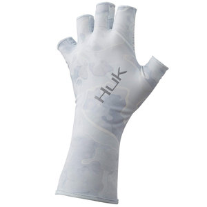 Huk Men's Current Camo Fishing Gloves