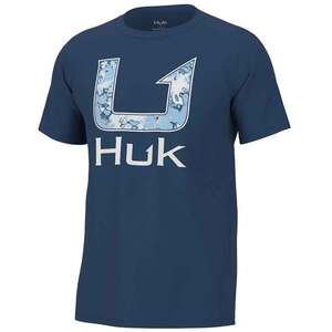 Huk Men's Fin Fill Short Sleeve Fishing Shirt