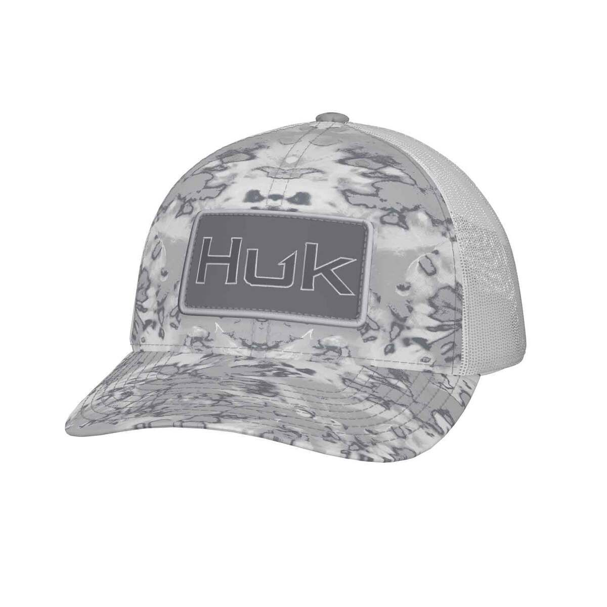 Huk Men's Fin Flats Camo Trucker Hat - Harbor Mist - One Size Fits Most - Harbor Mist One Size Fits Most Huk Men's Fin Flats Camo Trucker Hat - Harbor Mist - One Size Fits Most - Harbor Mist One Size Fits Most