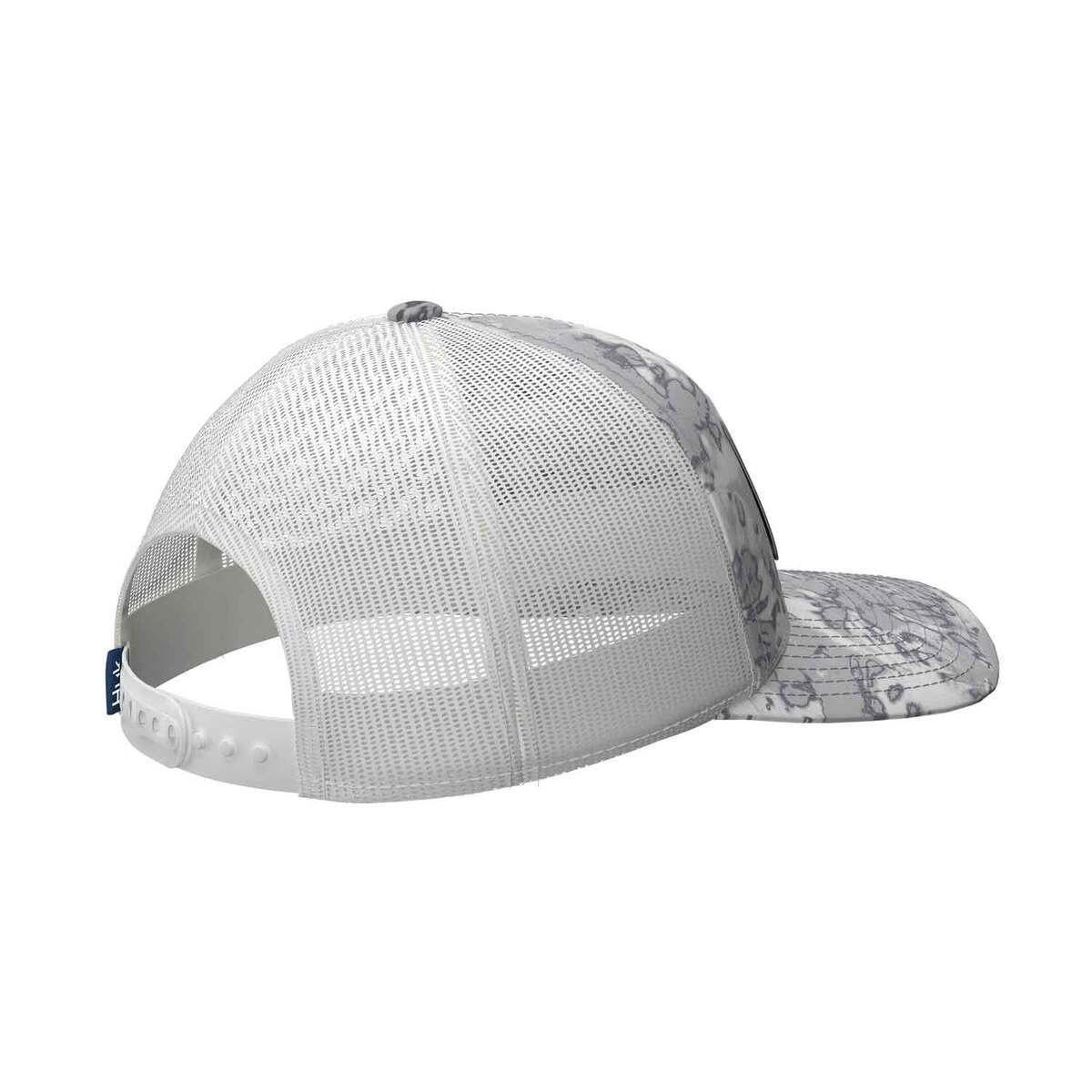 Huk Men's Fin Flats Camo Trucker Hat - Harbor Mist - One Size Fits Most - Harbor Mist One Size Fits Most Huk Men's Fin Flats Camo Trucker Hat - Harbor Mist - One Size Fits Most - Harbor Mist One Size Fits Most