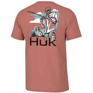 Huk Men's Fletch N Bones Short Sleeve Fishing Shirt