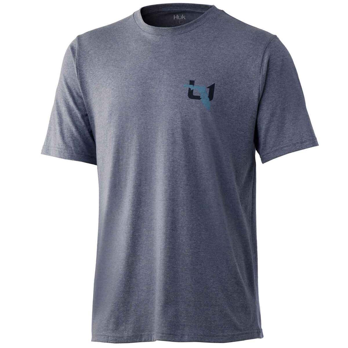 Huk Men's Florida Tested Logo Short Sleeve Fishing Shirt Huk Men's Florida Tested Logo Short Sleeve Fishing Shirt