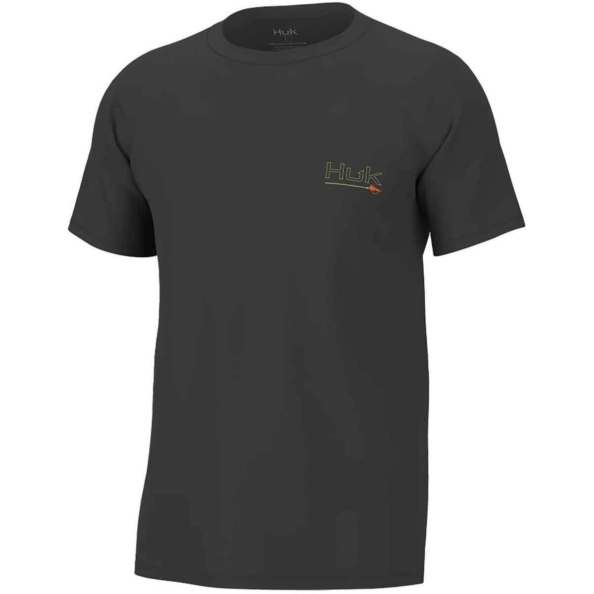 Huk Men's Fly Line Short Sleeve Fishing Shirt Huk Men's Fly Line Short Sleeve Fishing Shirt