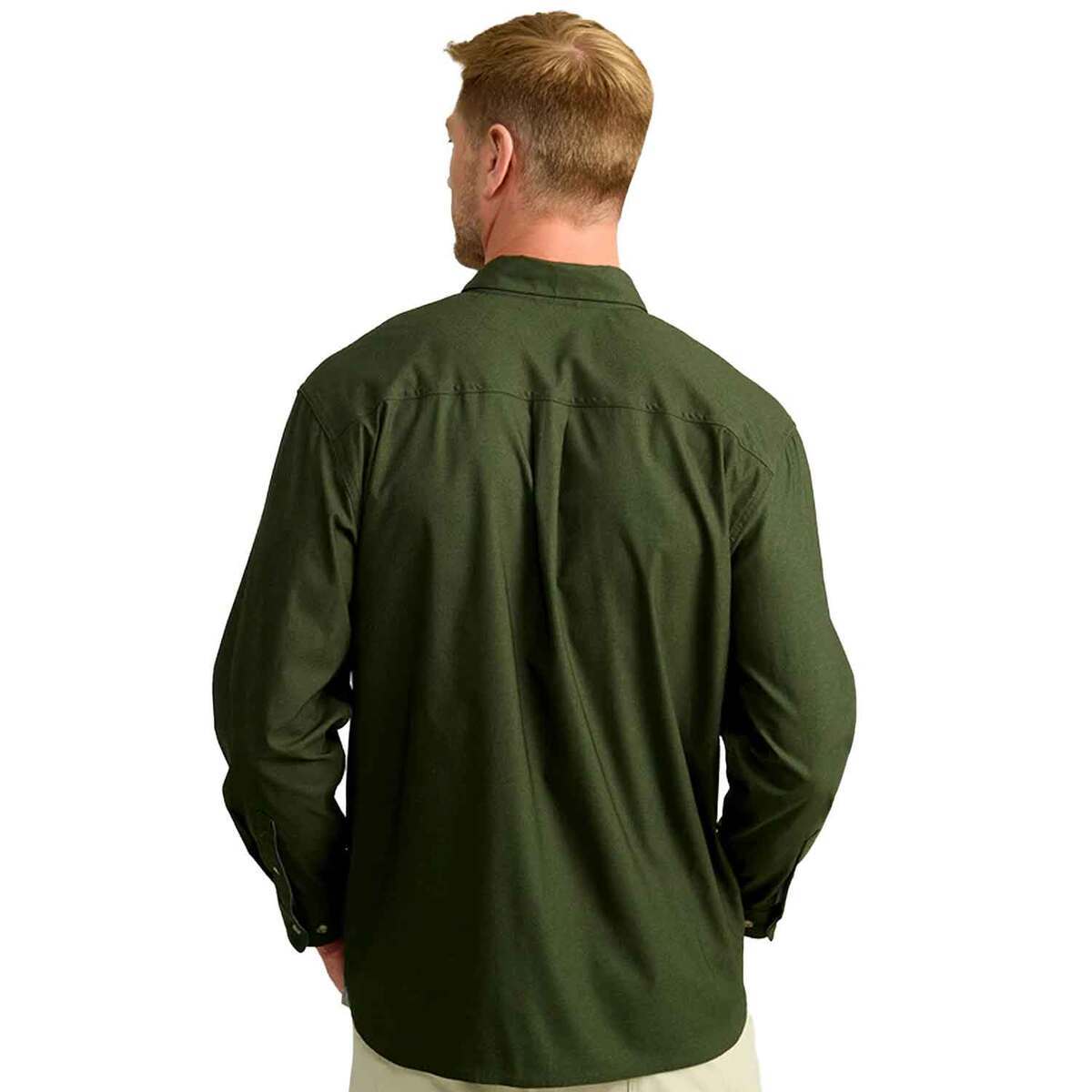 Huk Men's Hawser Tech Long Sleeve Fishing Shirt Huk Men's Hawser Tech Long Sleeve Fishing Shirt