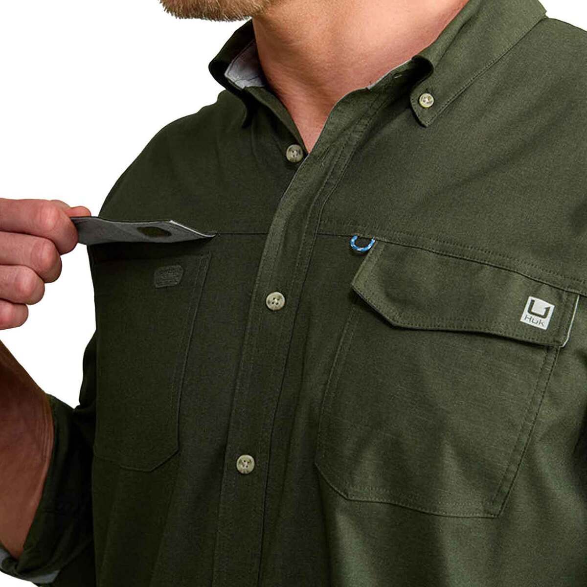 Huk Men's Hawser Tech Long Sleeve Fishing Shirt Huk Men's Hawser Tech Long Sleeve Fishing Shirt