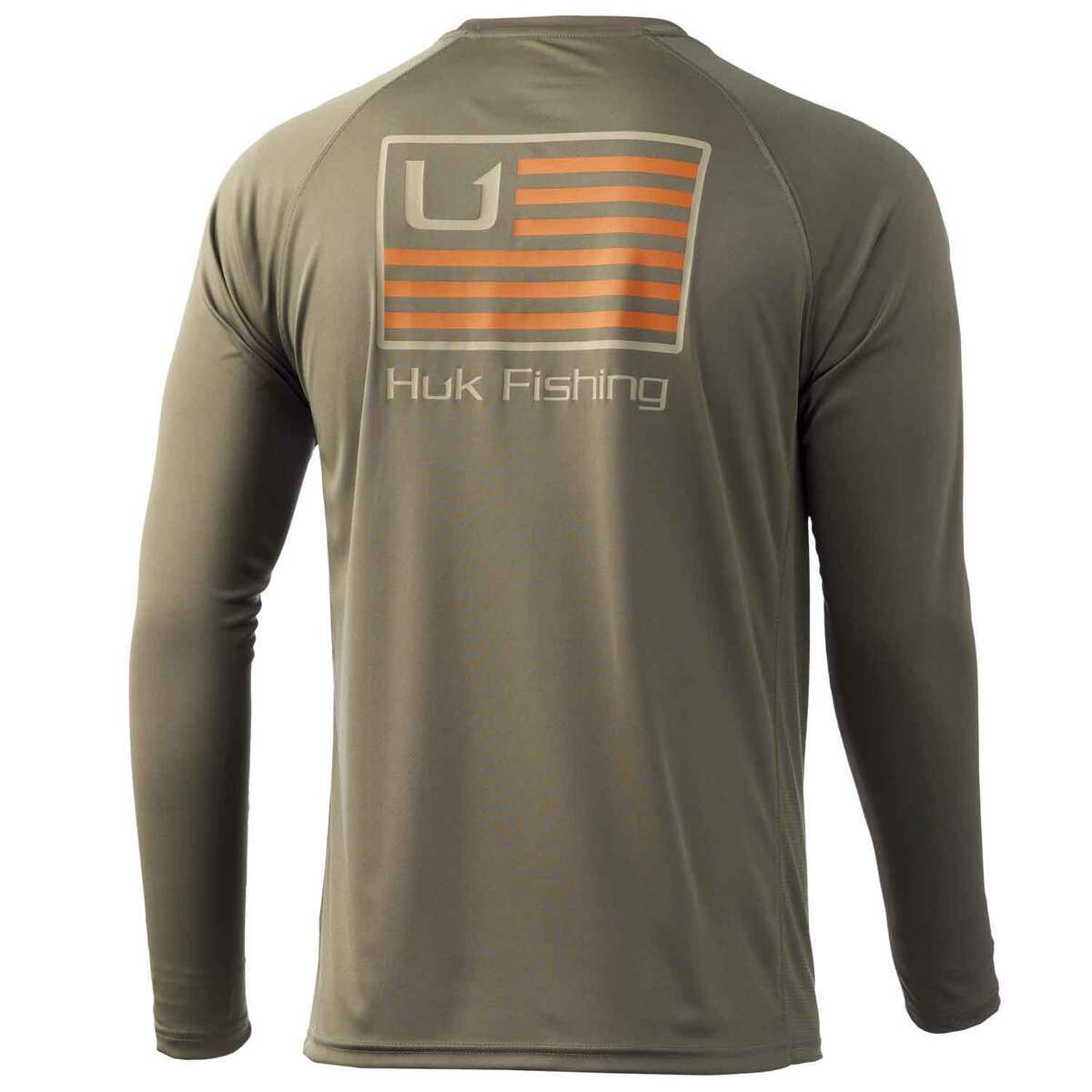 Huk Men's Huk and Bars Pursuit Long Sleeve Fishing Shirt Huk Men's Huk and Bars Pursuit Long Sleeve Fishing Shirt