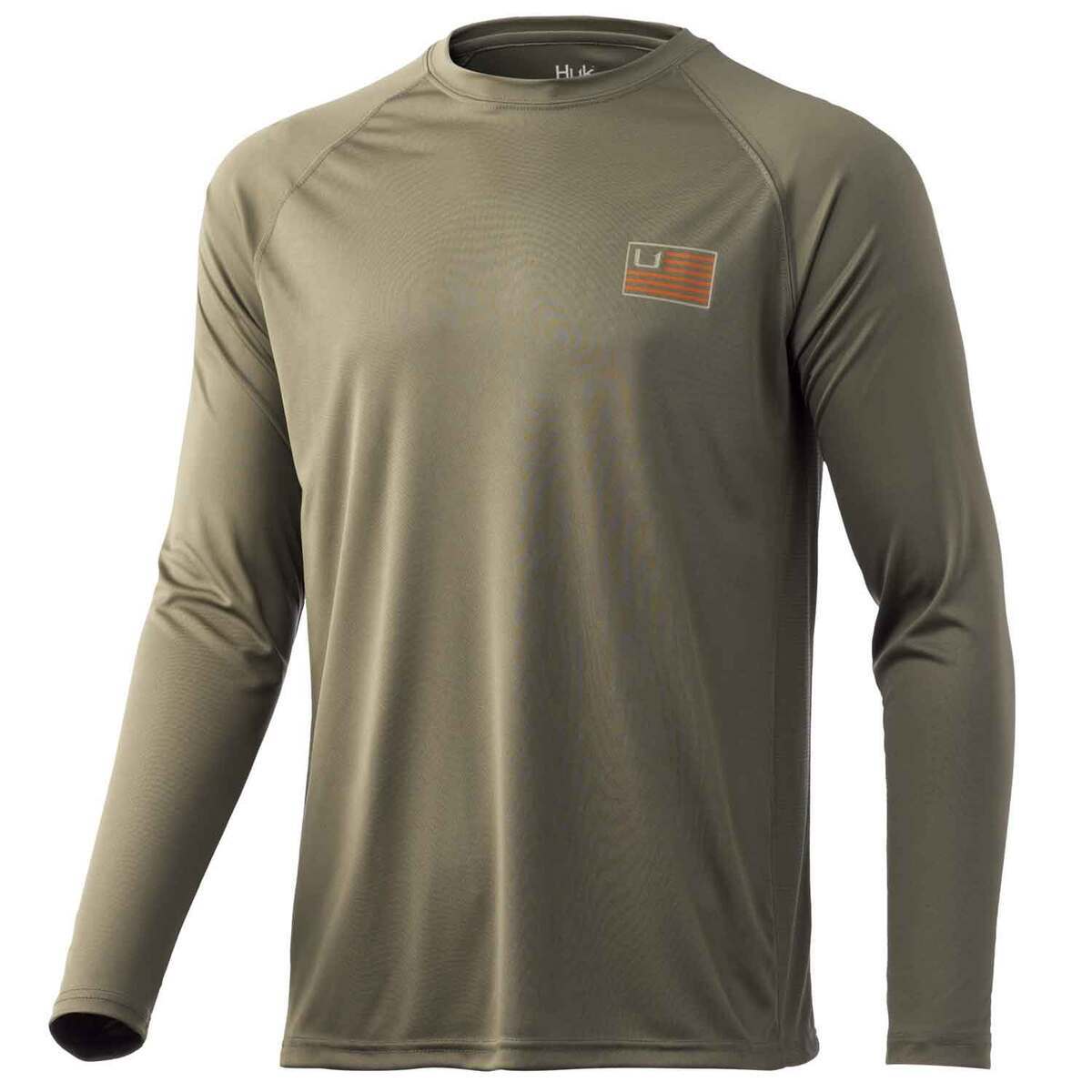 Huk Men's Huk and Bars Pursuit Long Sleeve Fishing Shirt Huk Men's Huk and Bars Pursuit Long Sleeve Fishing Shirt