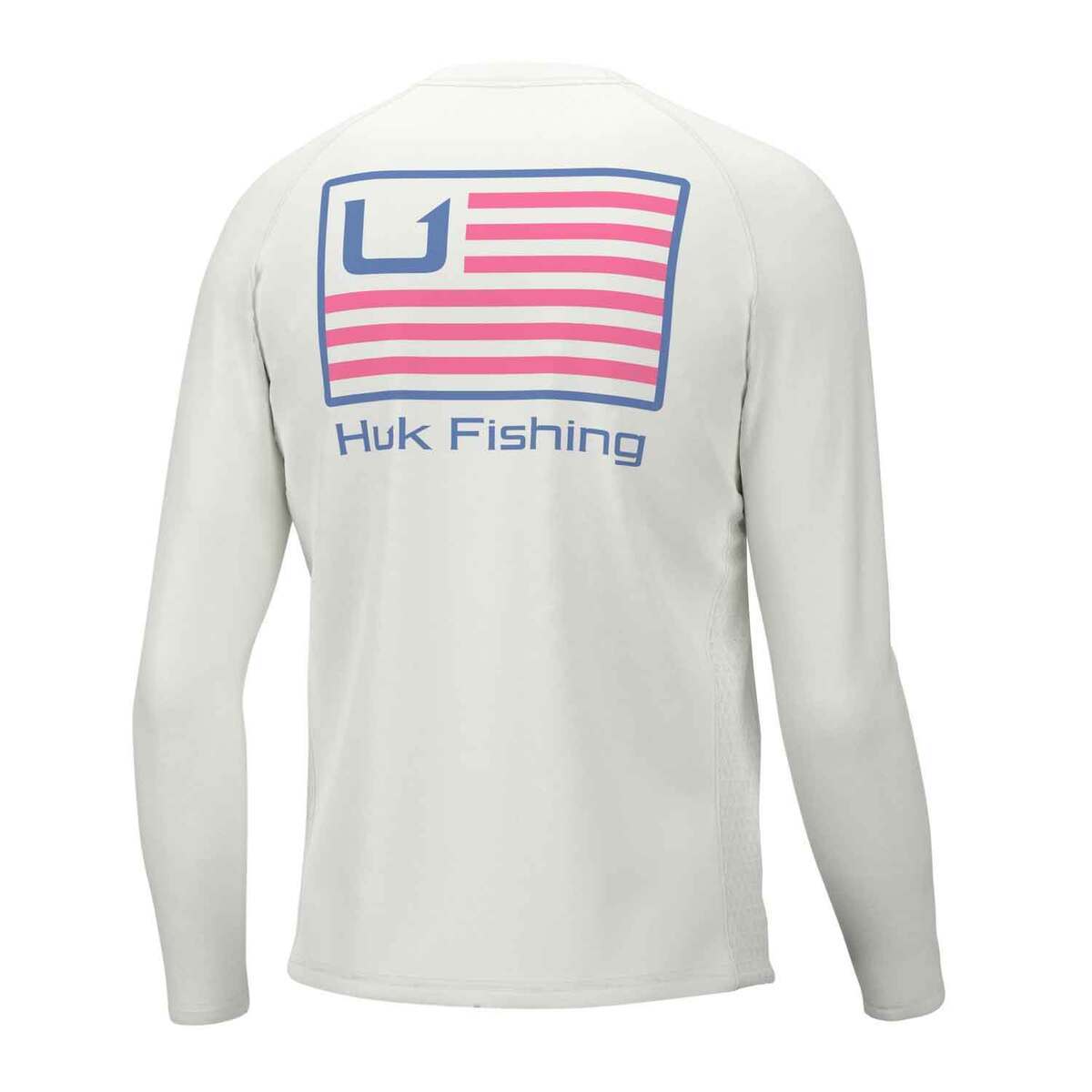 Huk Men's Huk And Bars Pursuit Long Sleeve Fishing Shirt Huk Men's Huk And Bars Pursuit Long Sleeve Fishing Shirt