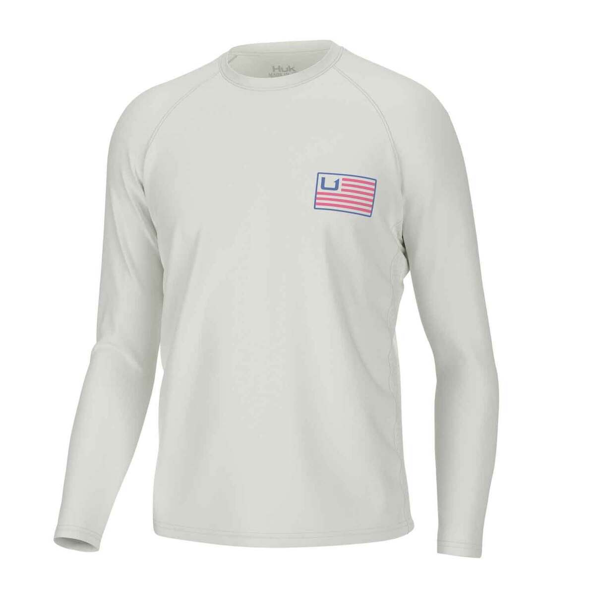 Huk Men's Huk And Bars Pursuit Long Sleeve Fishing Shirt Huk Men's Huk And Bars Pursuit Long Sleeve Fishing Shirt