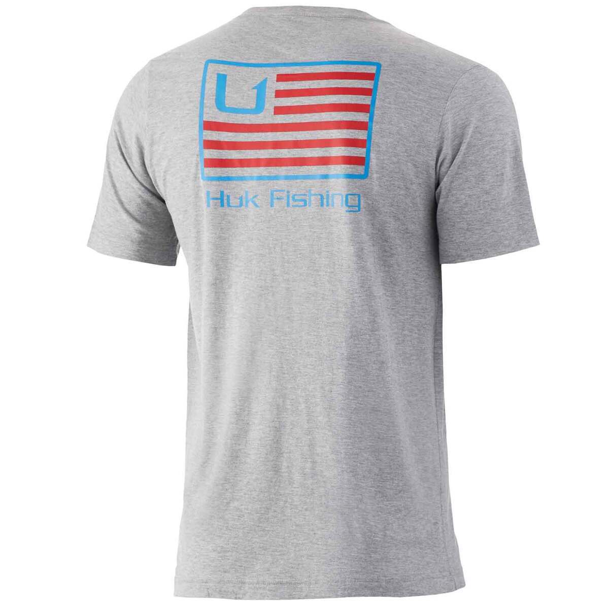 Huk Men's Huk And Bars Short Sleeve Casual Shirt Huk Men's Huk And Bars Short Sleeve Casual Shirt