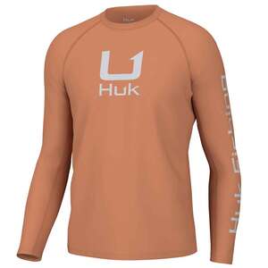 Huk Men's Icon Crew Long Sleeve Fishing Shirt