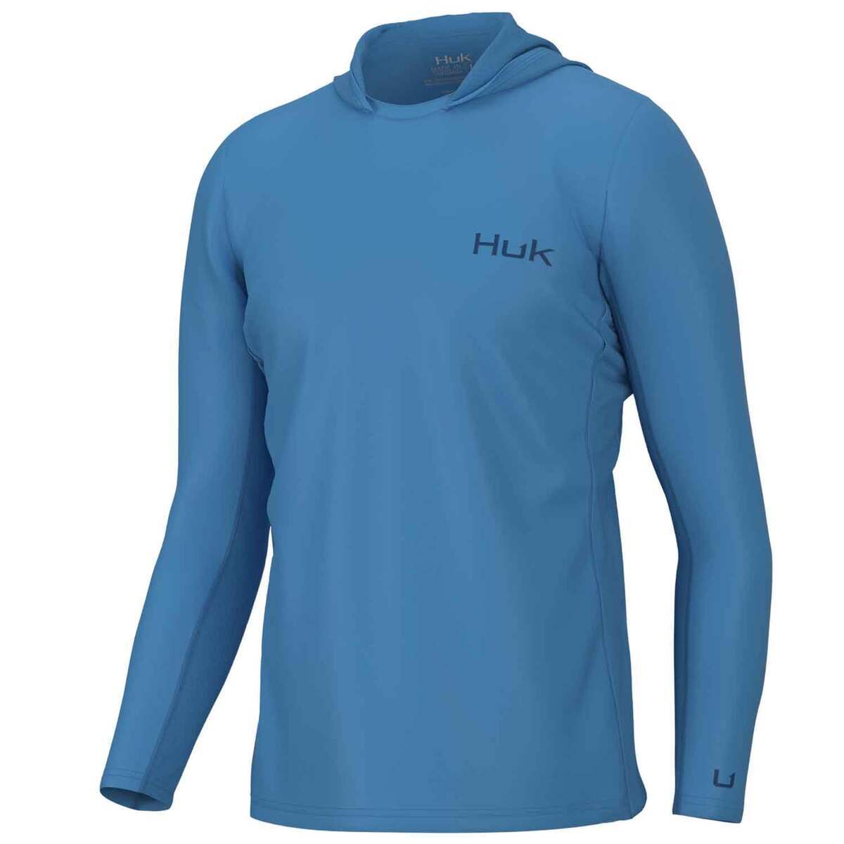 Huk Men's Icon X Hooded Long Sleeve Fishing Shirt Huk Men's Icon X Hooded Long Sleeve Fishing Shirt
