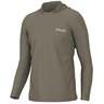 Huk Men's Icon X Hooded Long Sleeve Fishing Shirt - Overland - 3XL - Overland 3XL