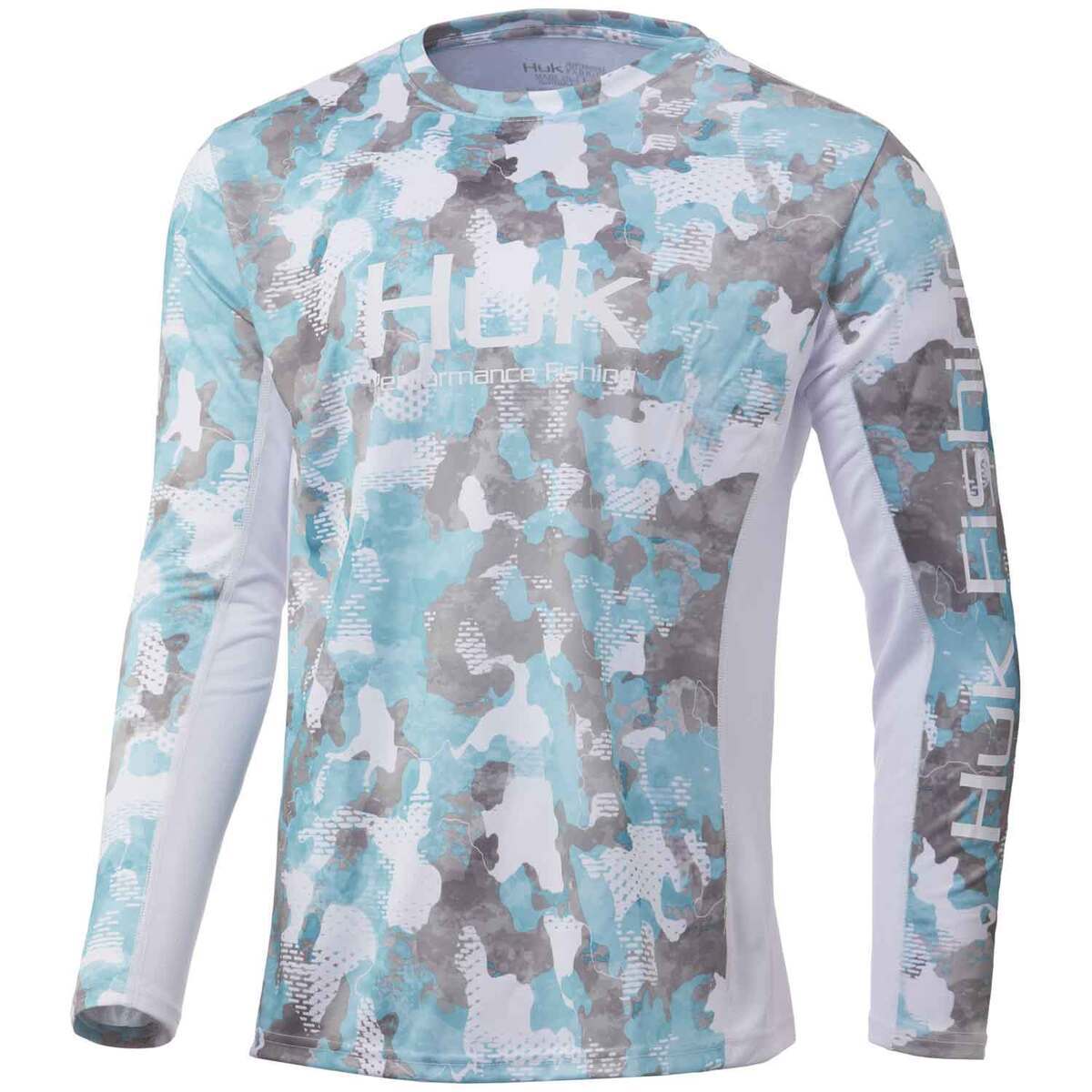 Huk Men's Icon X Refraction Camo Long Sleeve Shirt Huk Men's Icon X Refraction Camo Long Sleeve Shirt