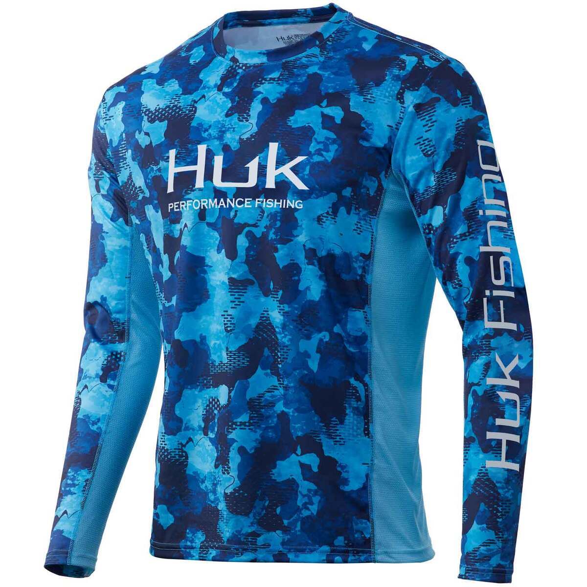 Huk Men's Icon X Refraction Camo Long Sleeve Shirt Huk Men's Icon X Refraction Camo Long Sleeve Shirt
