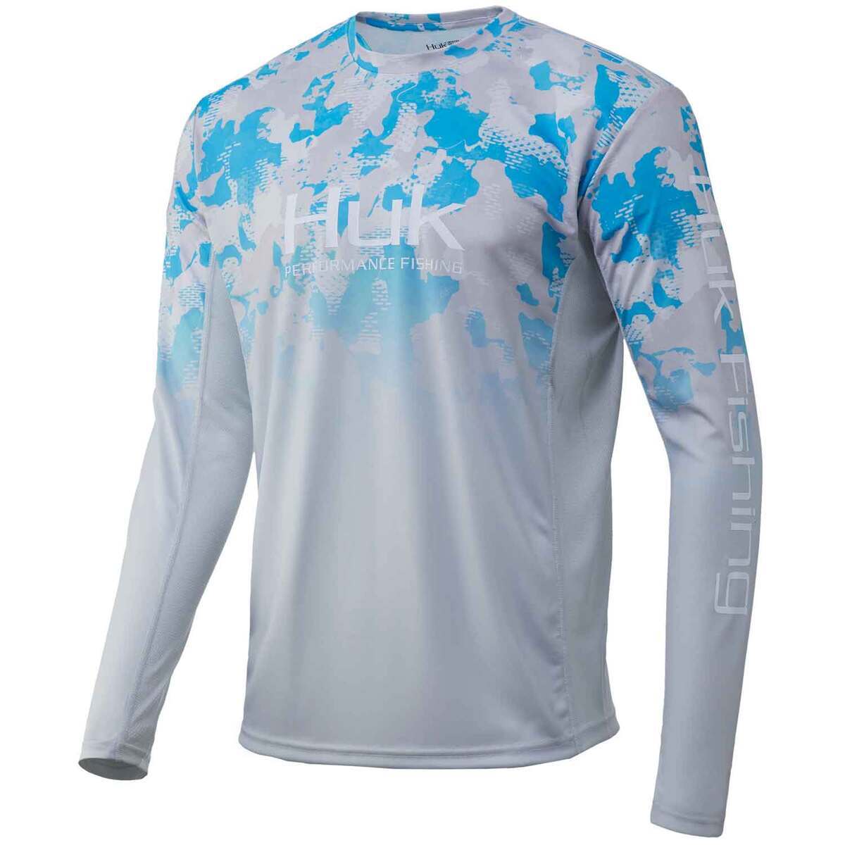 Huk Men's Icon X Refraction Fade Long Sleeve Shirt Huk Men's Icon X Refraction Fade Long Sleeve Shirt