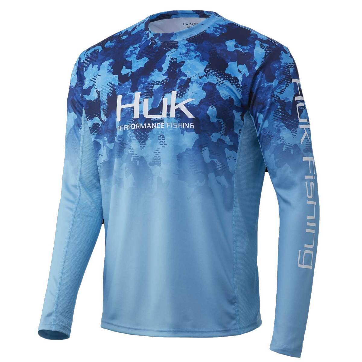 Huk Men's Icon X Refraction Fade Long Sleeve Shirt Huk Men's Icon X Refraction Fade Long Sleeve Shirt