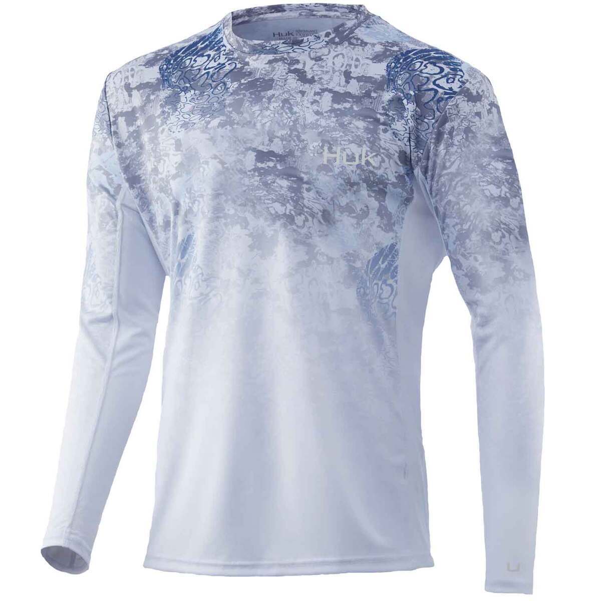 Huk Men's Icon X Tide Change Fade Long Sleeve Fishing Shirt Huk Men's Icon X Tide Change Fade Long Sleeve Fishing Shirt