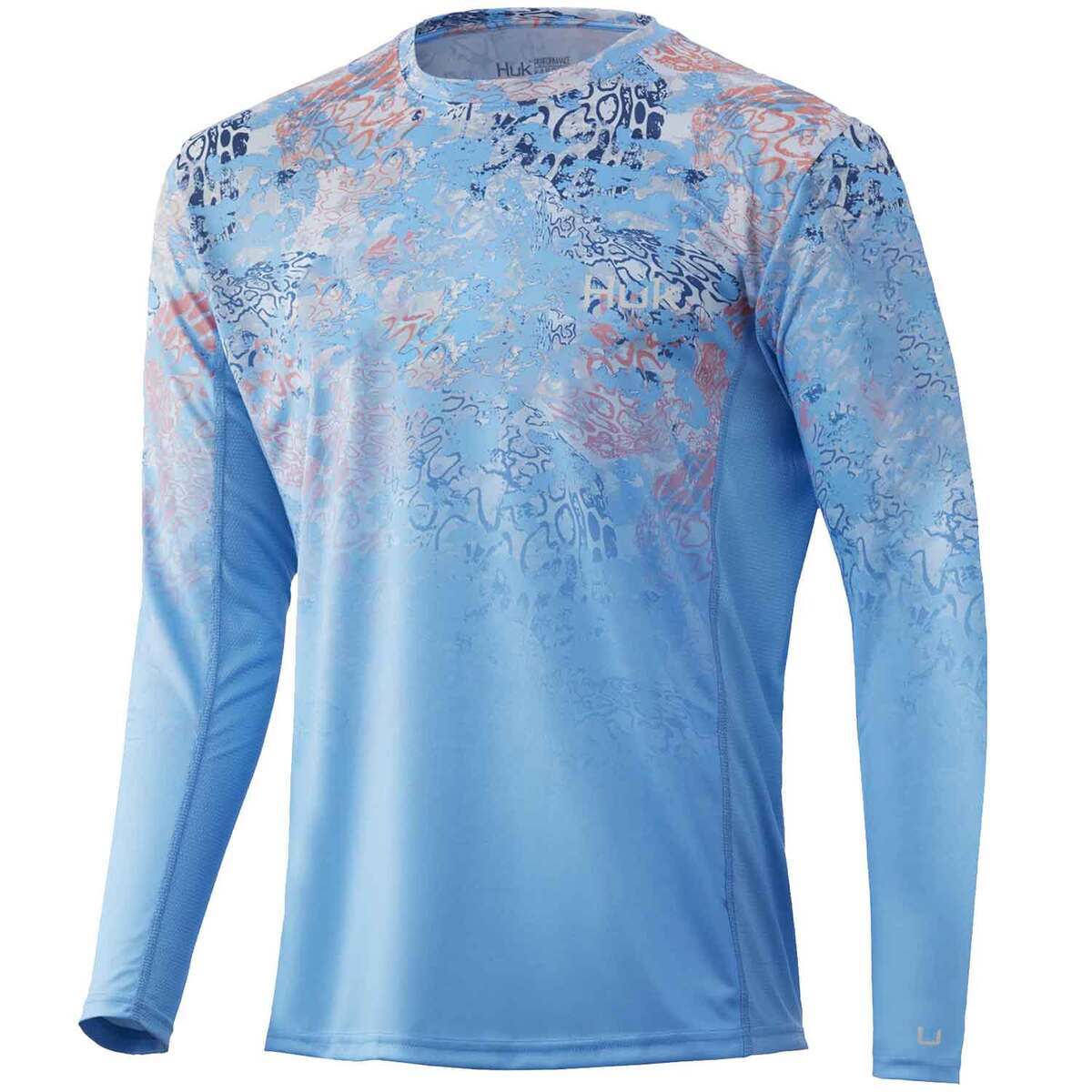 Huk Men's Icon X Tide Change Fade Long Sleeve Fishing Shirt Huk Men's Icon X Tide Change Fade Long Sleeve Fishing Shirt