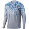 Huk Men's Icon X Tide Change Fade Long Sleeve Fishing Shirt