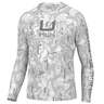 Huk Men's KC Apex Vert Icon Performance Hooded Long Sleeve Fishing Shirt